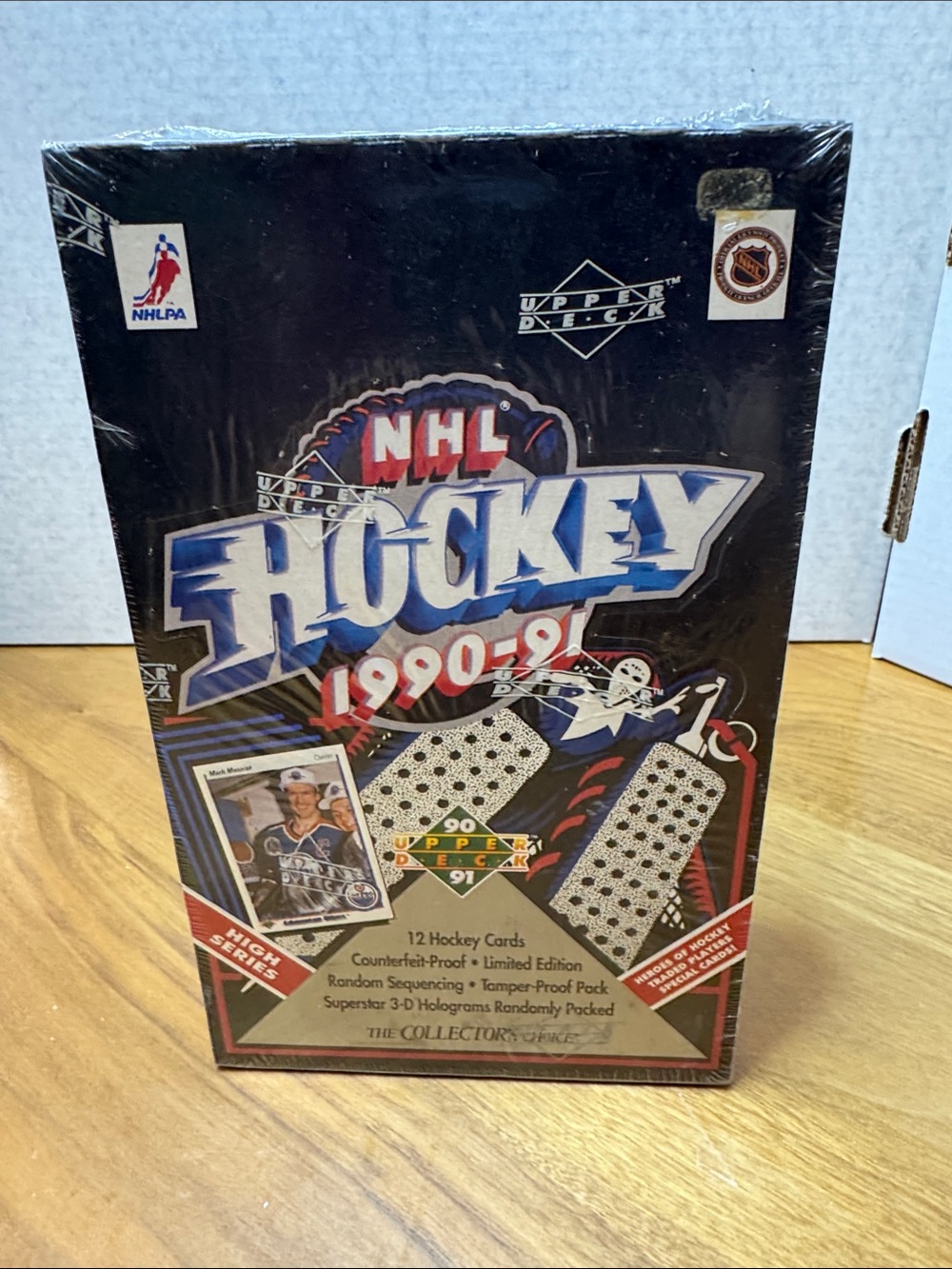 Upper Deck NHL Hockey 1990-91 Collector Card Box High Series